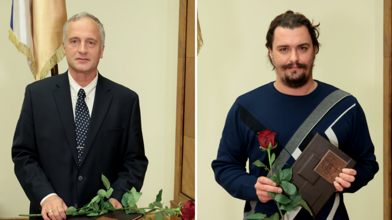 LZA jaunievēlēto locekļu diplomus saņem prof. Guntis Bārzdiņš un asoc.prof. Aleksandrs Belovs