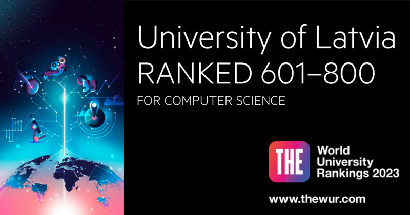 "Times Higher Education by Subject" for the first time ranked UL in the field of Computer science 